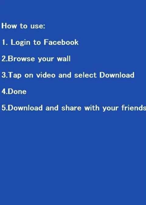 (FB)Facebook Video Downloader and Player Free screenshot 6
