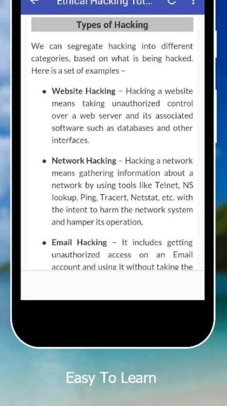 Tutorials for Ethical Hacking Offline screenshot 2