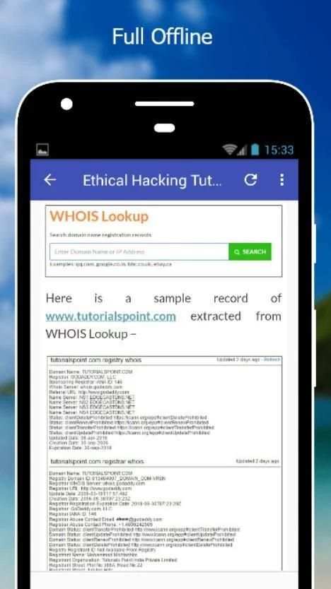 Tutorials for Ethical Hacking Offline स्क्रीनशॉट 1