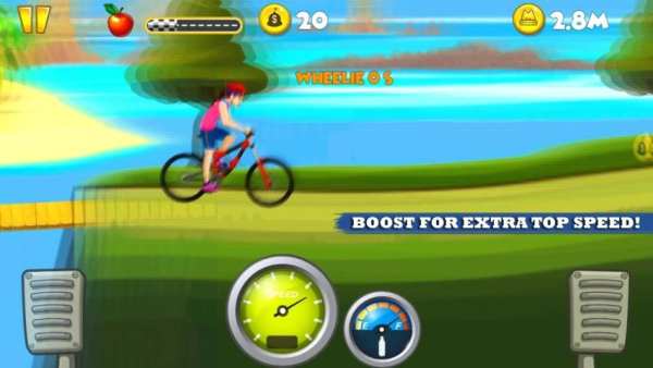 BMX Boy Bicycle Hill Climb Racing Game screenshot 3