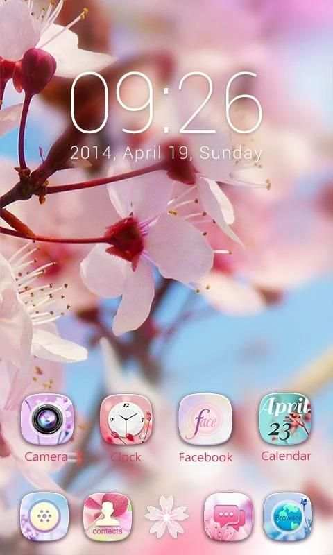 Aroma GO Launcher Theme 5 تصوير الشاشة