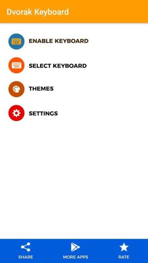 English Dvorak Keyboard screenshot 2