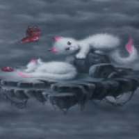 Flying Cats Live Wallpaper