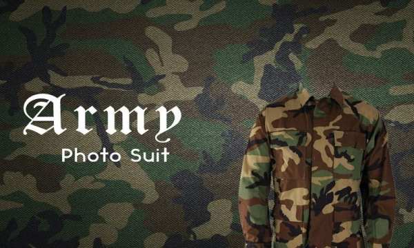 Army Photo Suit स्क्रीनशॉट 1