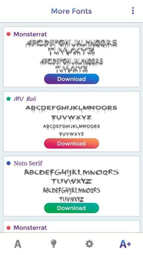 Horror Fonts Style 3 تصوير الشاشة