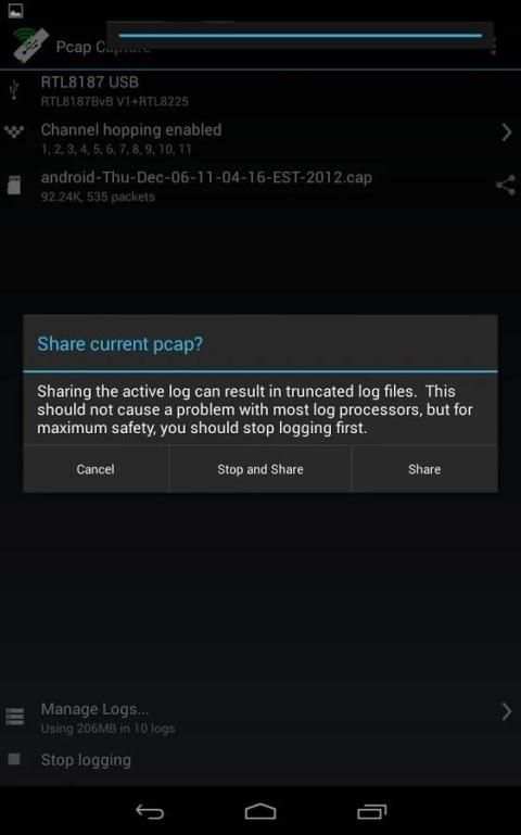 Wi-Fi PCAP Capture screenshot 2