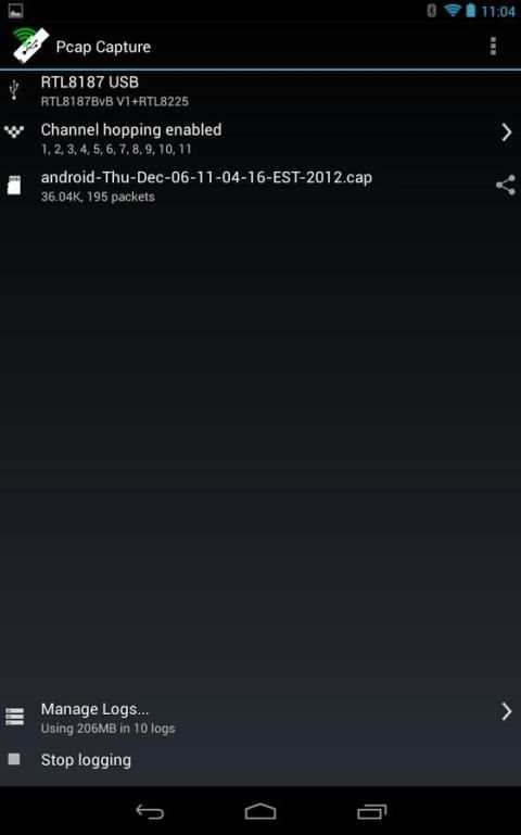 Wi-Fi PCAP Capture screenshot 3