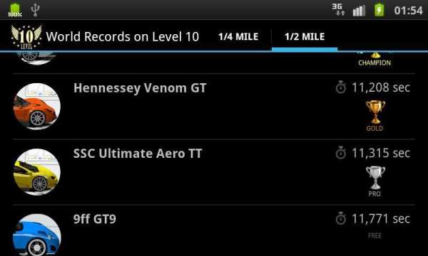 Drag Racing World Record Tunes स्क्रीनशॉट 7