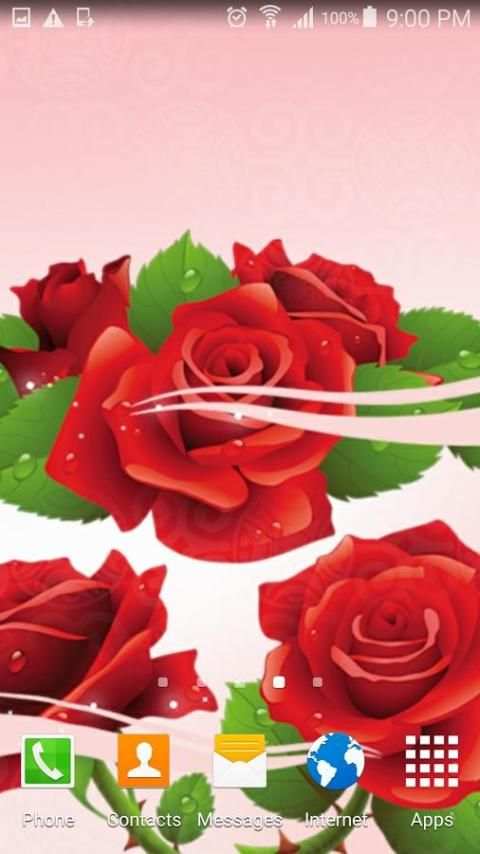 Rose Live Wallpaper स्क्रीनशॉट 4