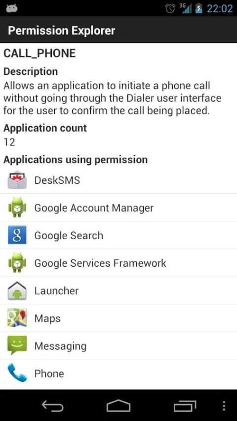 Permission Explorer स्क्रीनशॉट 3