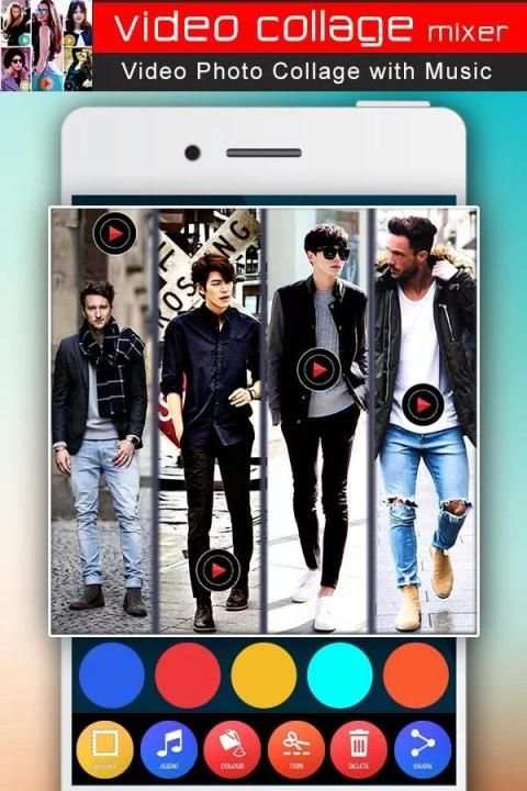 Video Collage Mixer : Mix Video And Music स्क्रीनशॉट 3