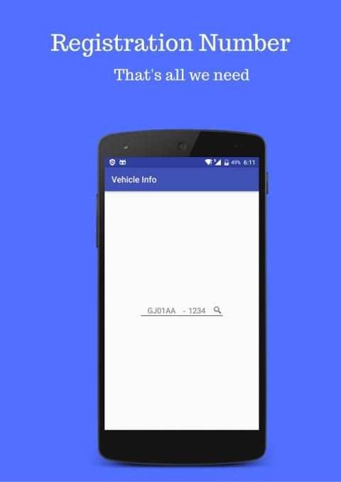 Vehicle Registration Details स्क्रीनशॉट 1