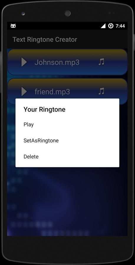 Text Ringtone Creator screenshot 2