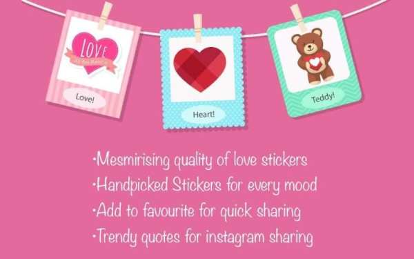 Love Stickers for Viber скриншот 1