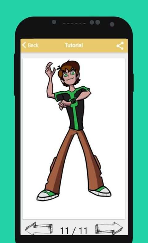 How To Draw Ben 10 Characters скриншот 1