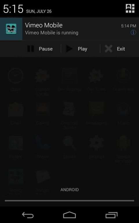 Vimeo Mobile screenshot 1