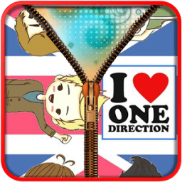 One Direction Zip Screen Lock आइकन