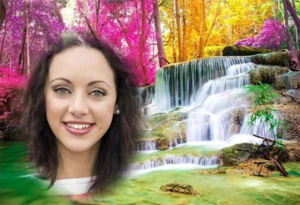 Waterfall Photo Frame HD- Photo Editor screenshot 1