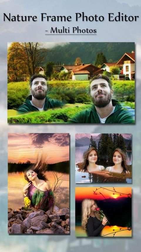Nature Frame Photo Editor - Blend Me Collage 4 تصوير الشاشة