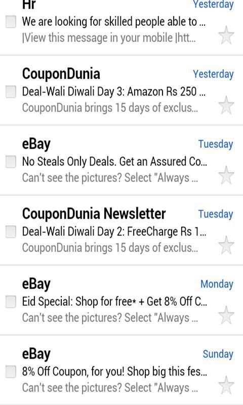 Mails- hotmail, gmail screenshot 2