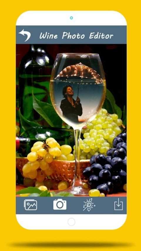 wine glass photo editor screenshot 4