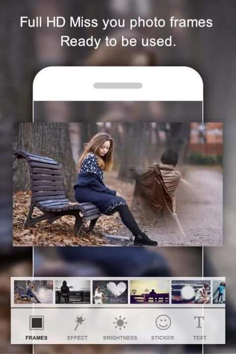 Miss You Photo Frame स्क्रीनशॉट 6