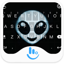 Dark Alien Keyboard Theme आइकन