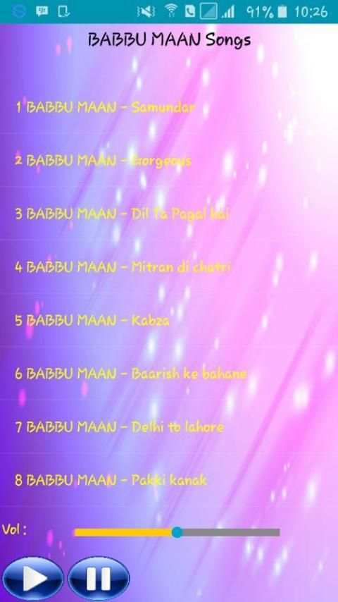 All Songs BABBU MAAN 2 تصوير الشاشة