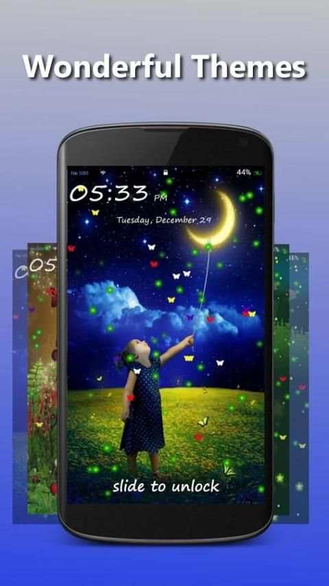 Lockscreen - Butterfly&Firefly screenshot 7