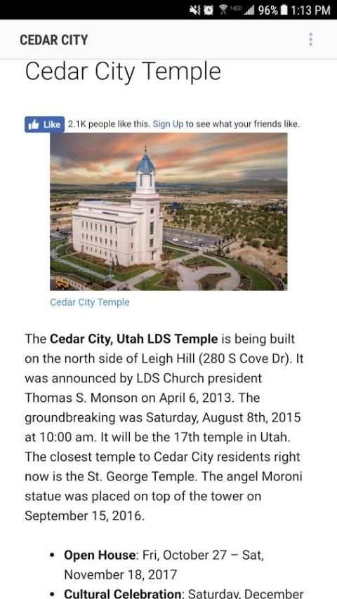 Cedar City, Utah screenshot 1