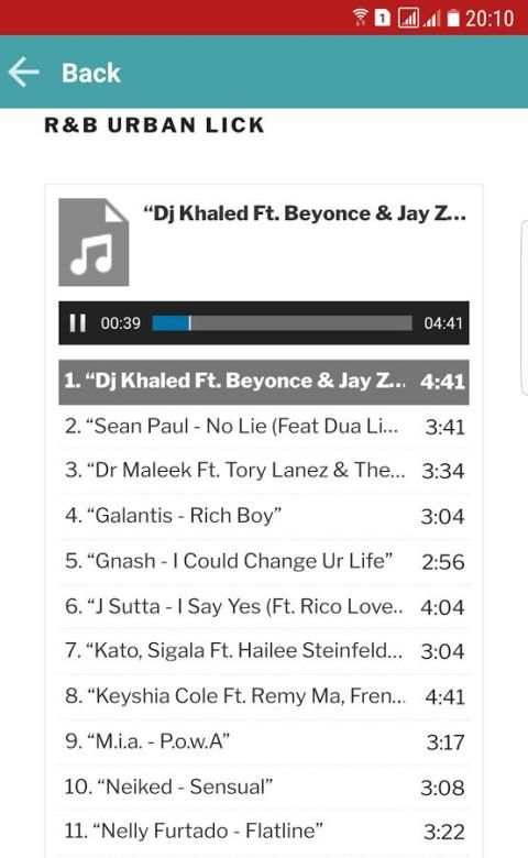 Music RnB screenshot 2