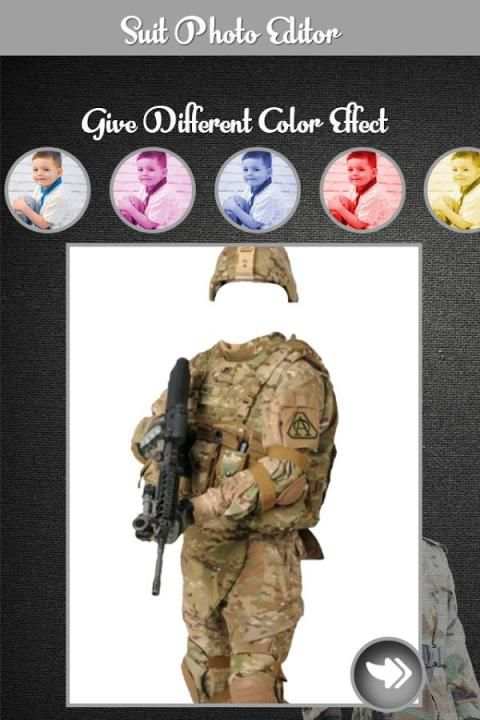 Army Suit Photo Montage screenshot 2
