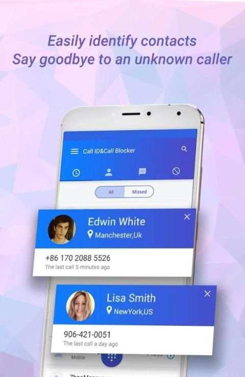 Blue Callblocker- Blocklist，Call ID&SMS screenshot 3