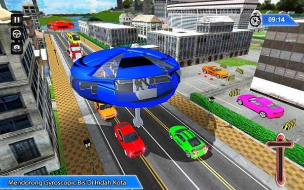 gyroscopic bis futuristik mengangkut 3d screenshot 4
