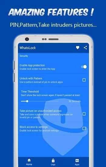 WhatsLock - Lock for WhatsApp * screenshot 4