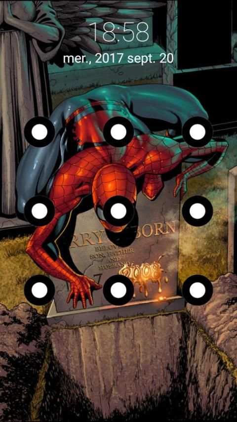 Spidey Homecoming Pattern Lock Screen скриншот 6