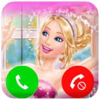 Fake Call Barbie Princess on 9Apps