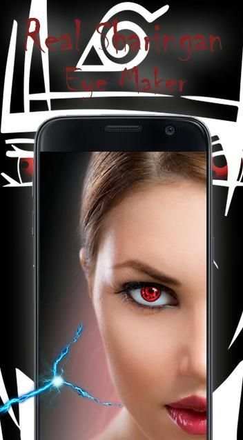Real Sharingan Eye Maker скриншот 3