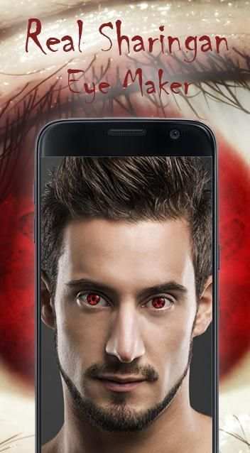 Real Sharingan Eye Maker скриншот 5