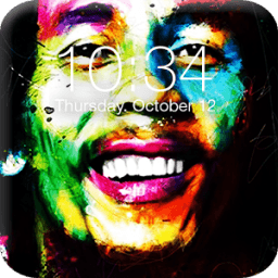 Bob Marley App Lock Screen أيقونة