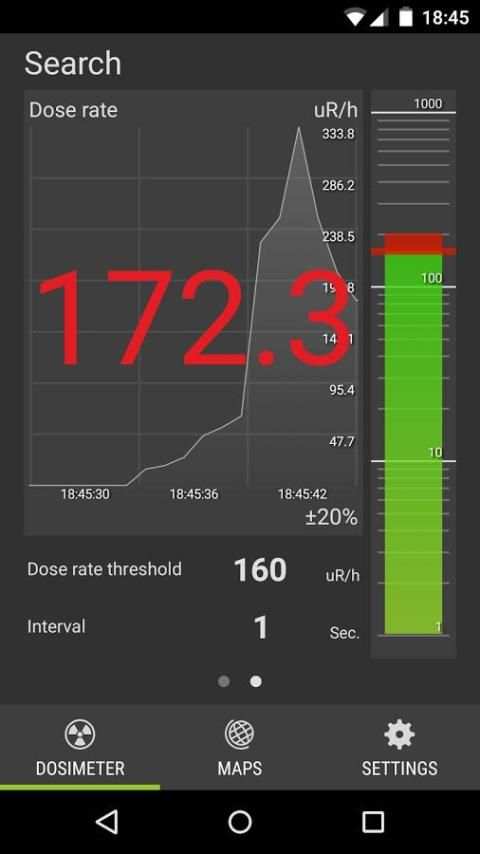 Radiation detector Atom Simple screenshot 7