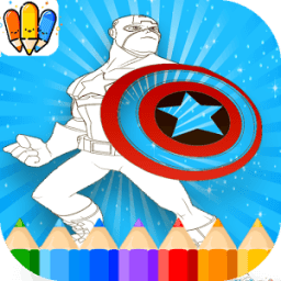 ikon ** Super-Hero Coloring