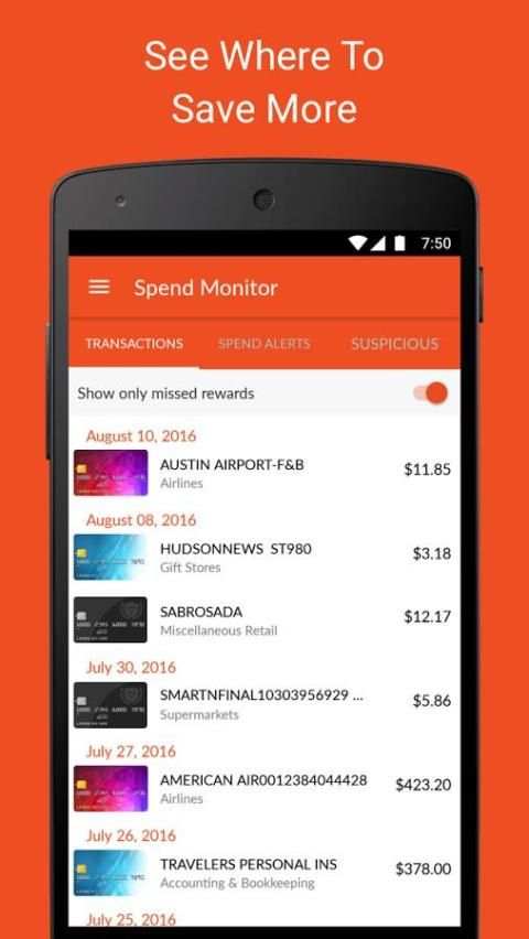 Wallaby® Credit Card Rewards screenshot 2