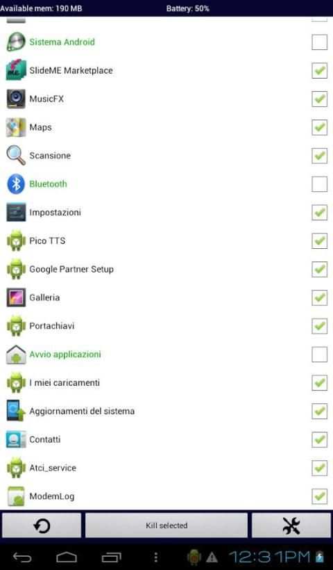 Task Killer (Task Manager) स्क्रीनशॉट 4