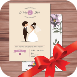 Wedding Invitation Card Maker أيقونة