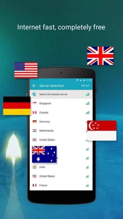 Hotspot VPN screenshot 1