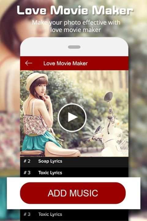 Love Video Maker स्क्रीनशॉट 3