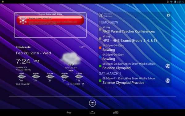 NWS Weather Alerts Widget स्क्रीनशॉट 2