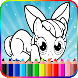 Coloring little Pony Princess आइकन