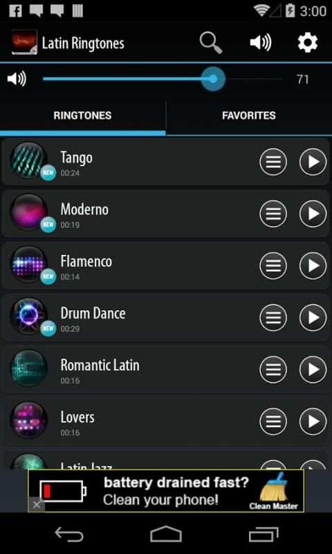 Latin Ringtones स्क्रीनशॉट 2